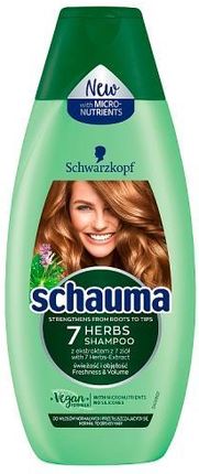 schwarzkopf schauma szampon 7 ziół włosy normalne