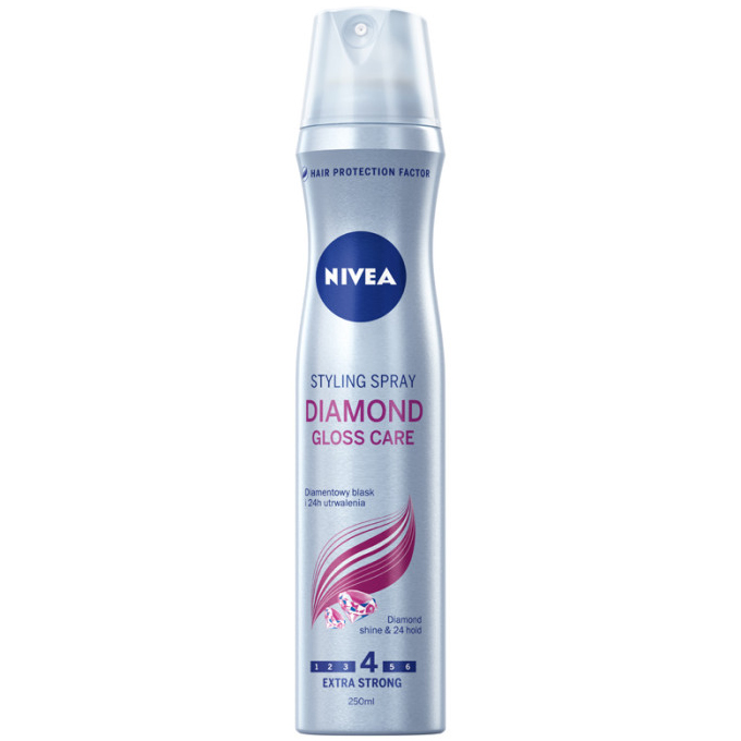 lakier do włosów nivea diamond volume care