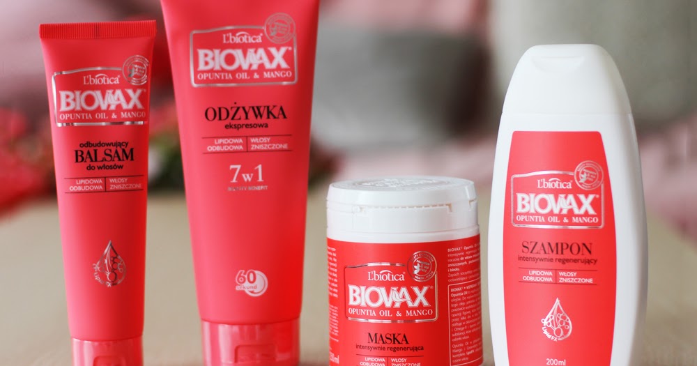 biowax szampon do wlosów zniszczonych z mango