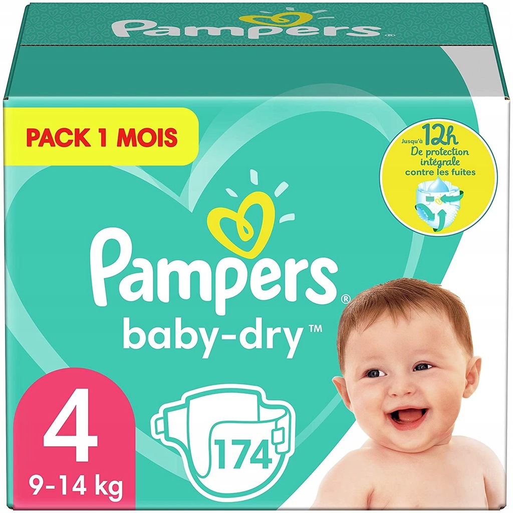 pampers 4 174 sztuk