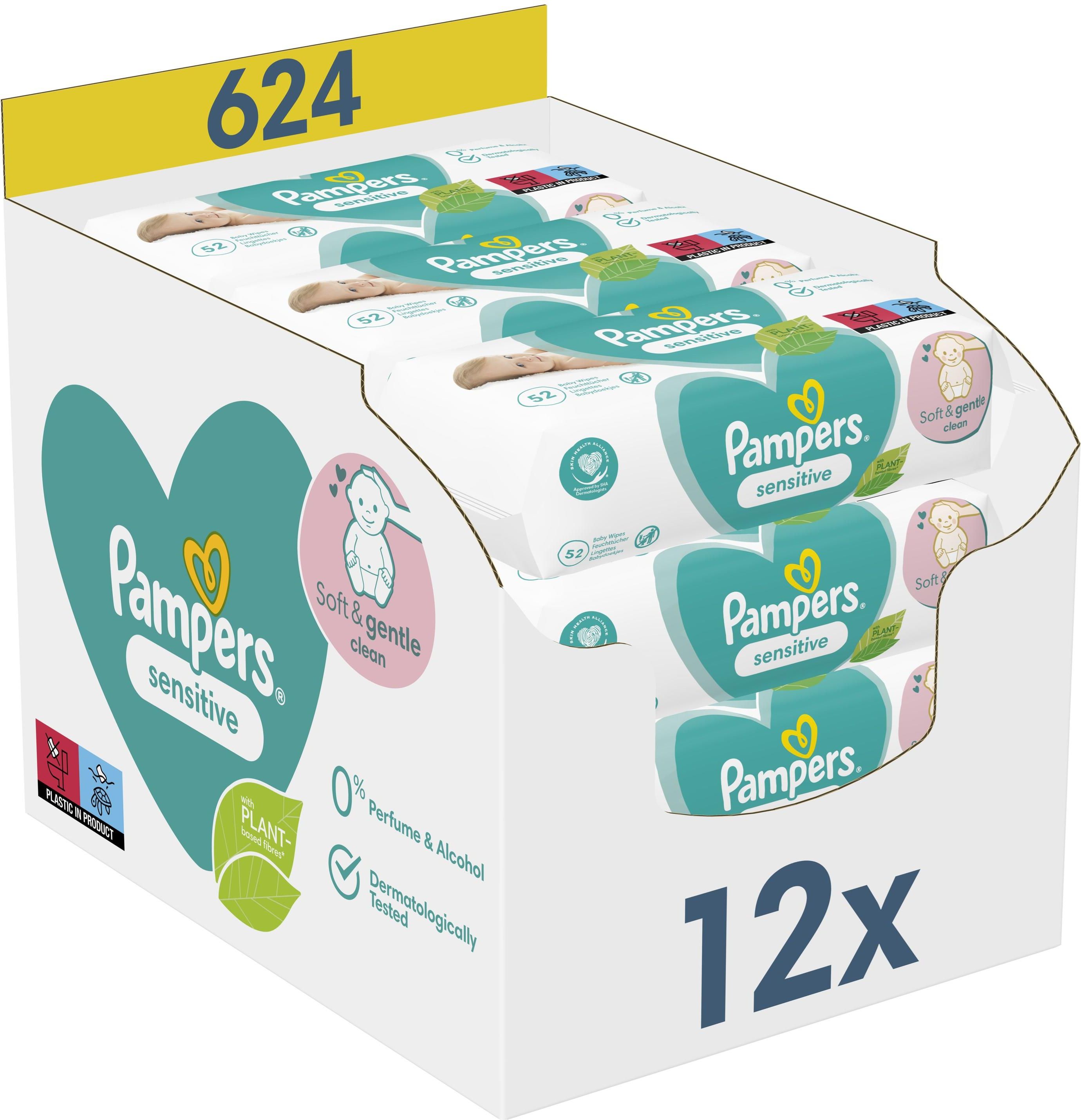 pampers sensitive 12 szt ceneo