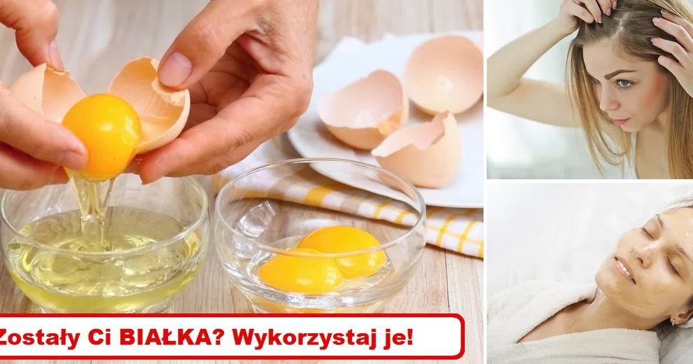 odżywka do włosów z białka jajka