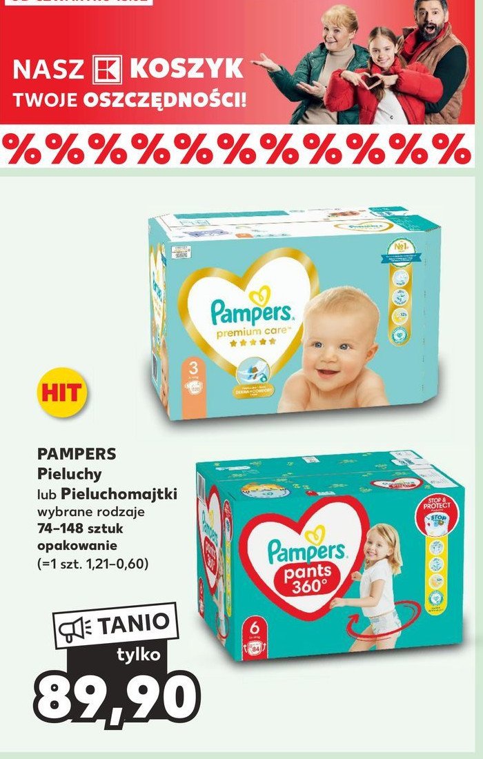 kaufland pieluchy pampers promocja