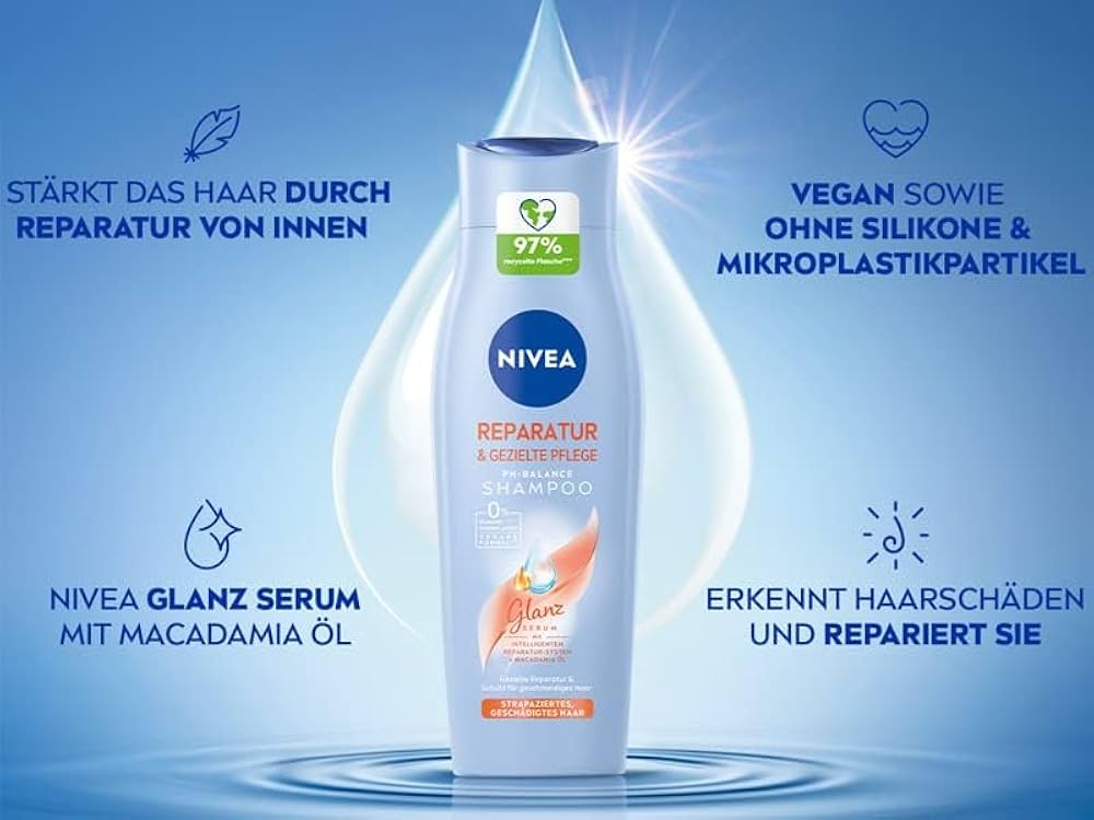 nivea szampon care and repaire