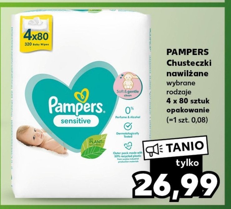 pampers chusteczki tesco