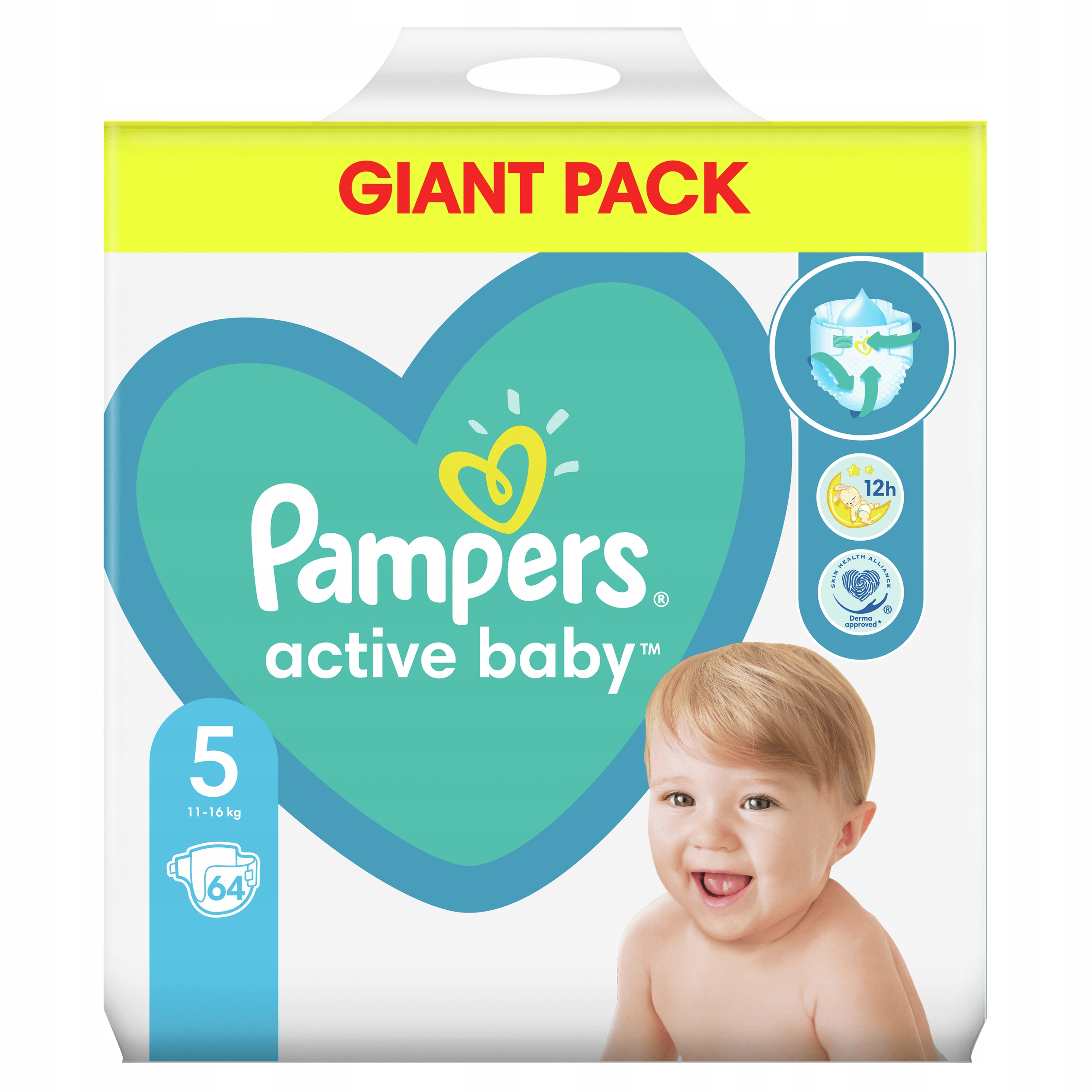 pampers active baby 5 64 szt