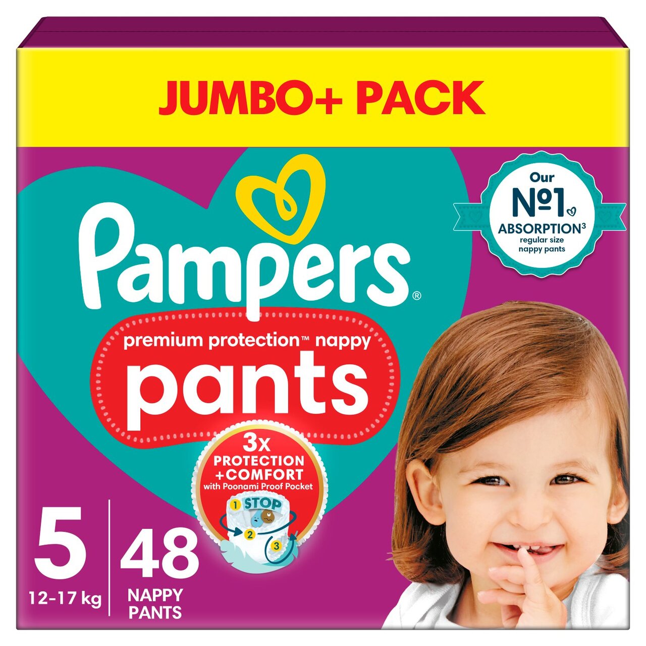 pampers active girl