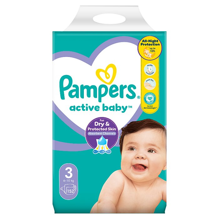 pampers active baby 3 ile miesiecy