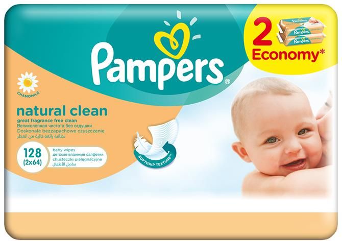 pampers chusteczki mokre 64 szt