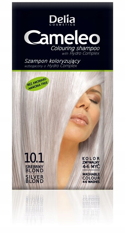 delia 10.1 srebrny blond cameleo szampon koloryzujący