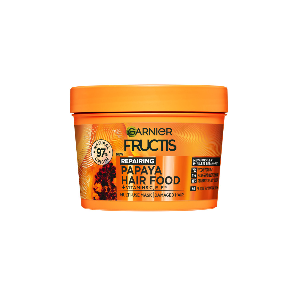 garnier fructis papaya hair food maska regenerująca do włosów zniszczonych