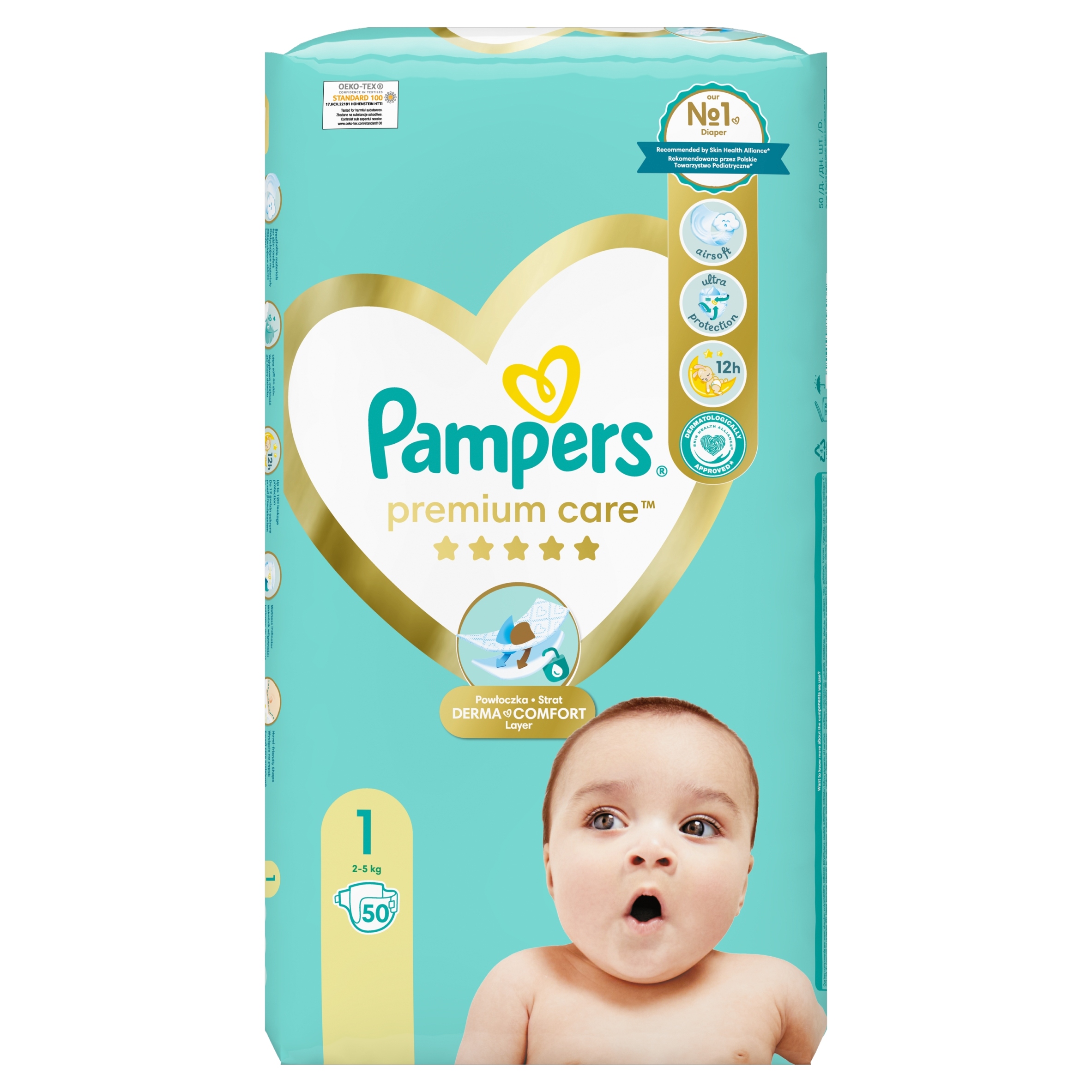 pieluszki pampers premium care skład