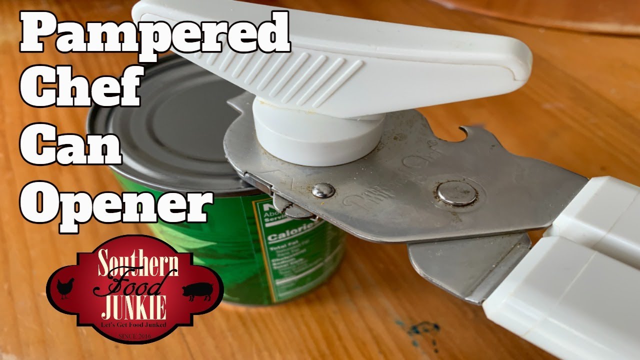 pampered chef manual can opener