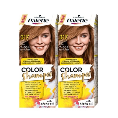 palette szampon koloryzujący nr 308 słoneczne refleksy złoty blond