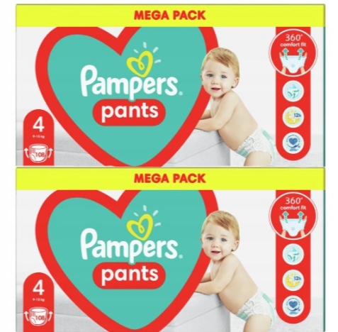 promocja pampers pants 4