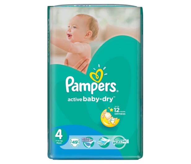 pampers active baby dry 4 49szt