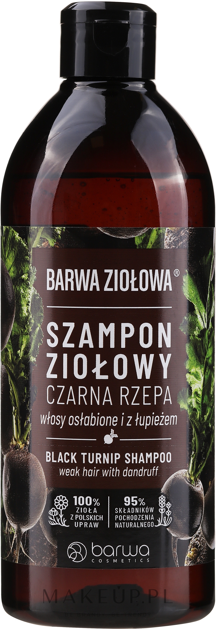 barwa szampon do włosów z czarną rzepą 250ml skład