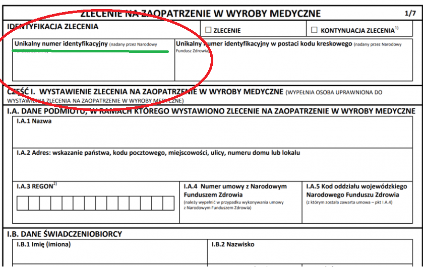 zlecenie na zaopatrzenie w wyroby medyczne nfz pieluchomajtki