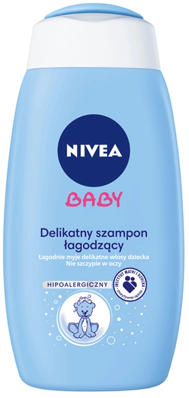 niebieski szampon dla dzieci