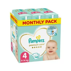 pampers premium care pieluchy 4 maxi 168 szt