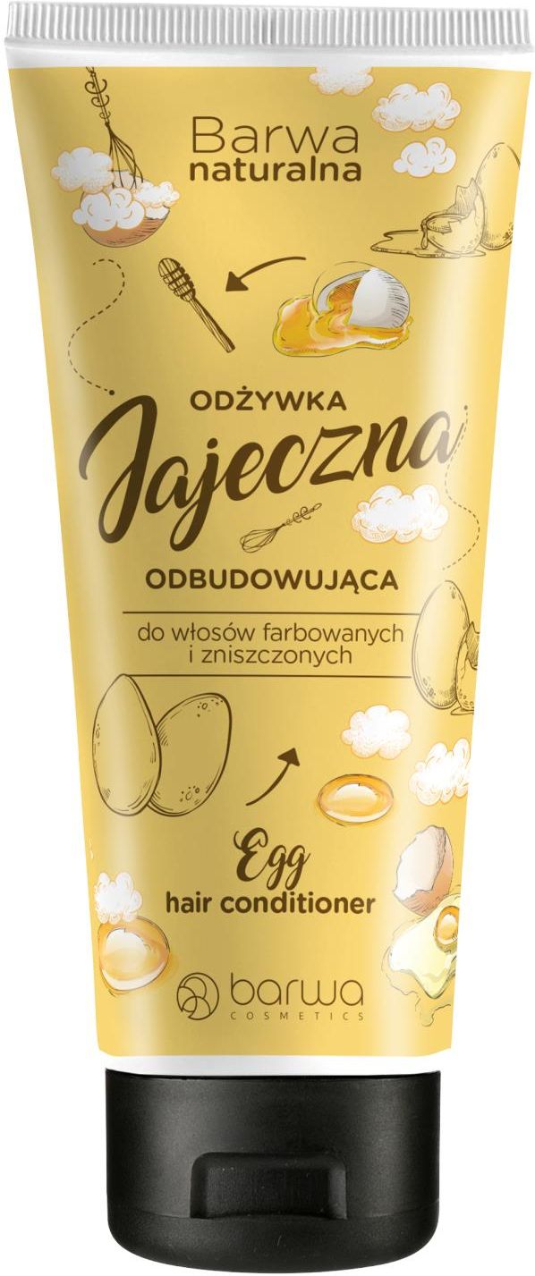 barwa naturalna odżywka do włosów regenerująca jajeczna 200 ml