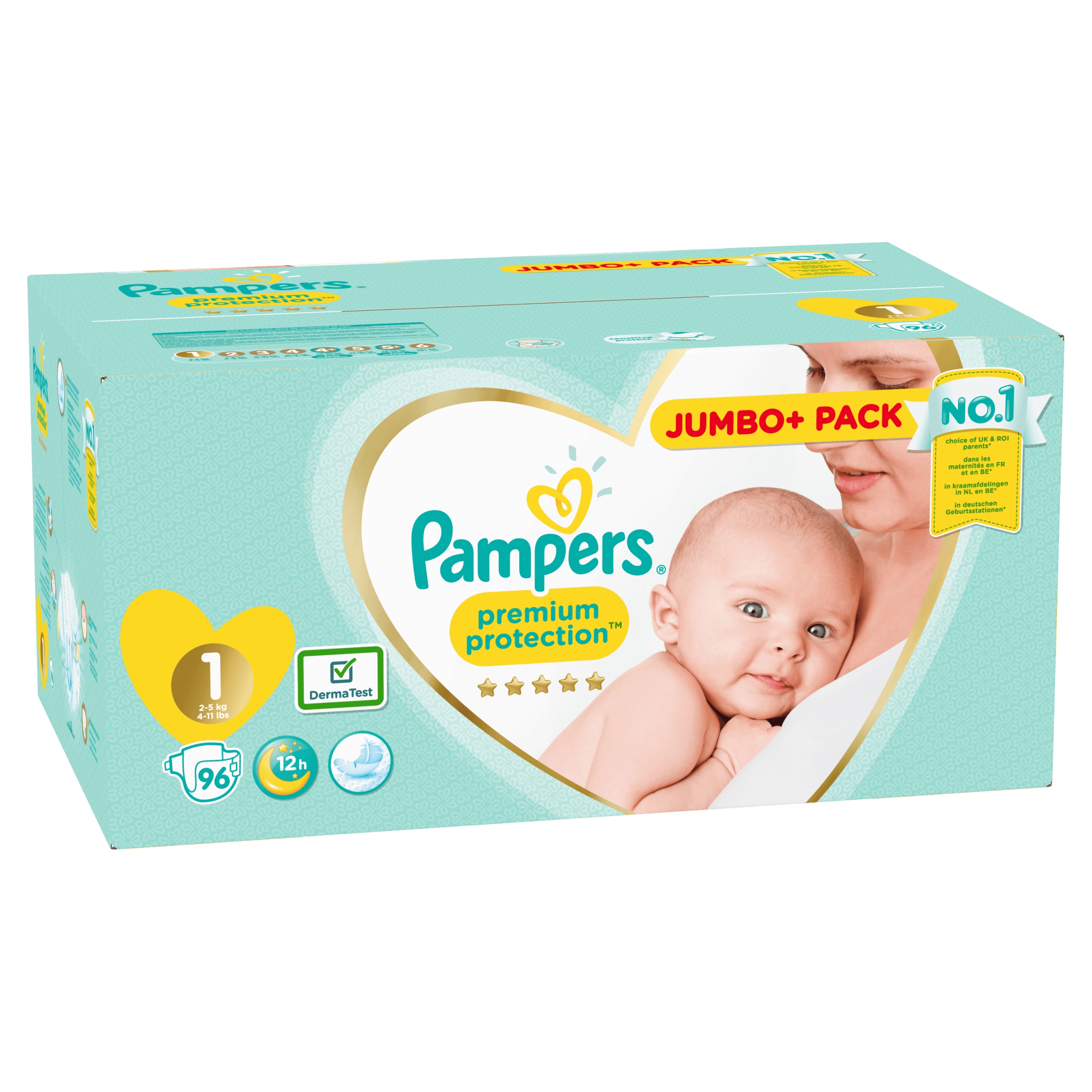 ieluszki pampers premium care rozmiar 1 2-5kg 22 szt