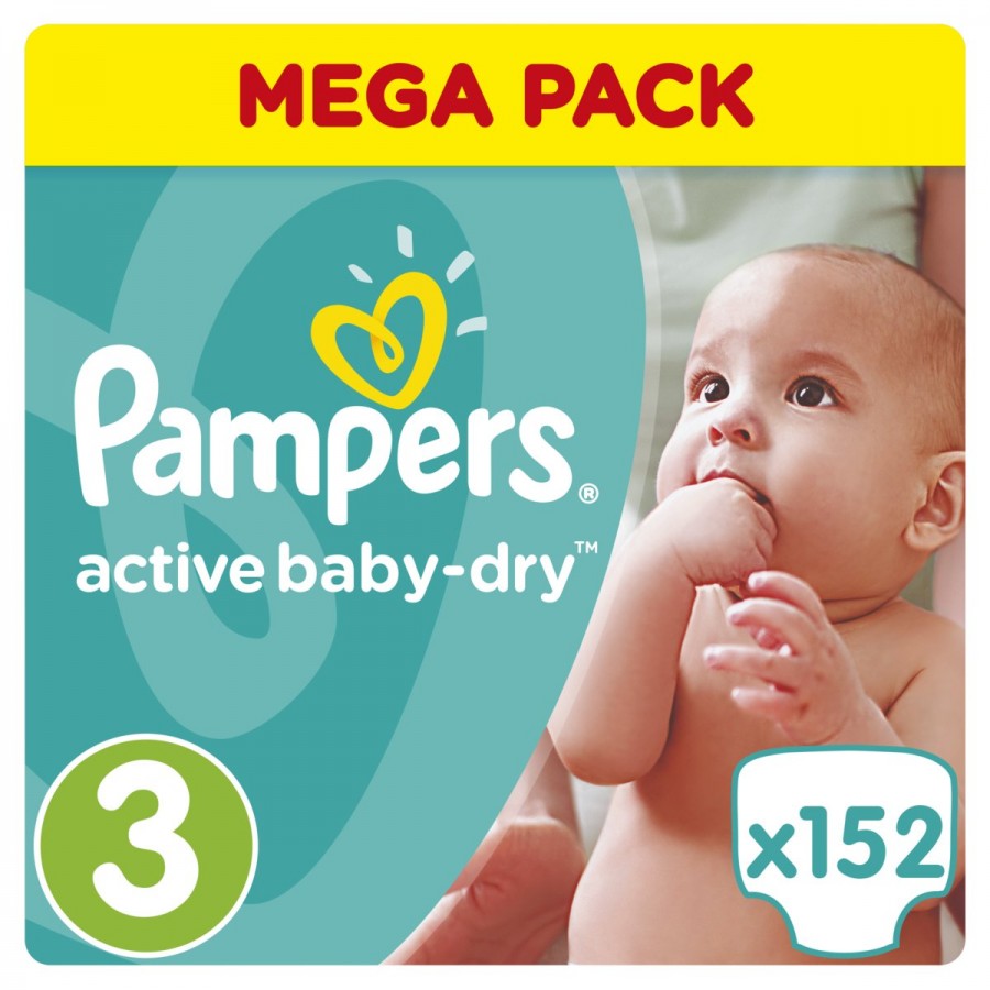 pieluchy pampers active baby dry 3