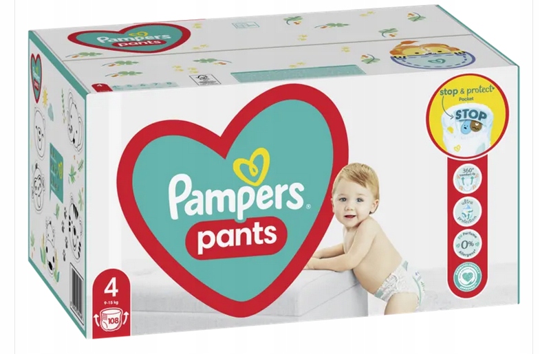 pieluchomajtki pampers pants box