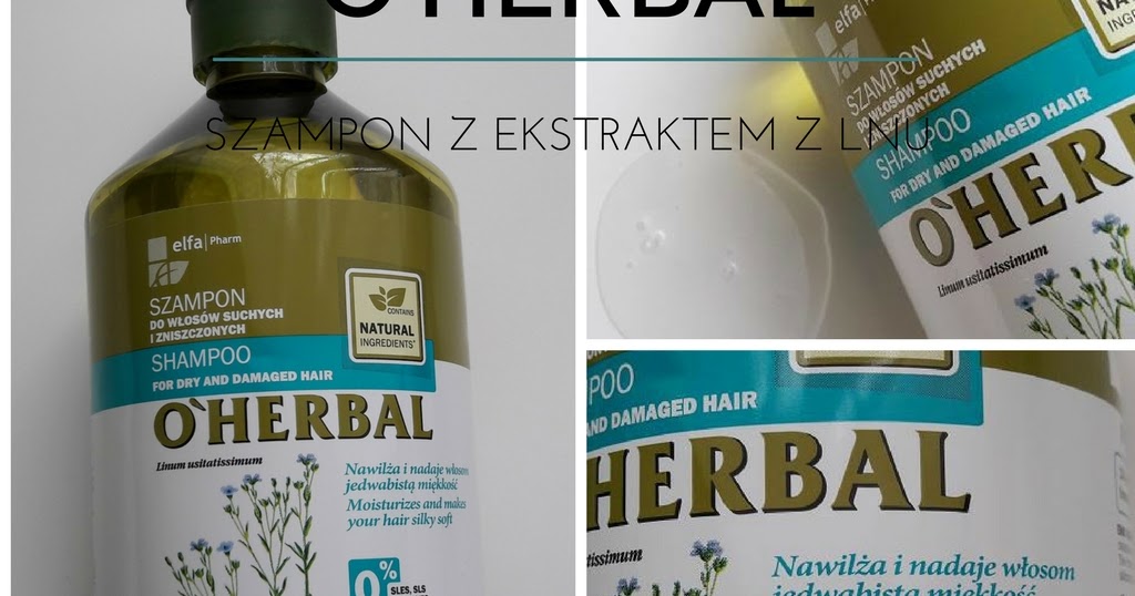 o herbal szampon do włosów suchych