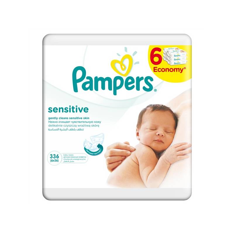 pampers chusteczki 6x56 sensitive