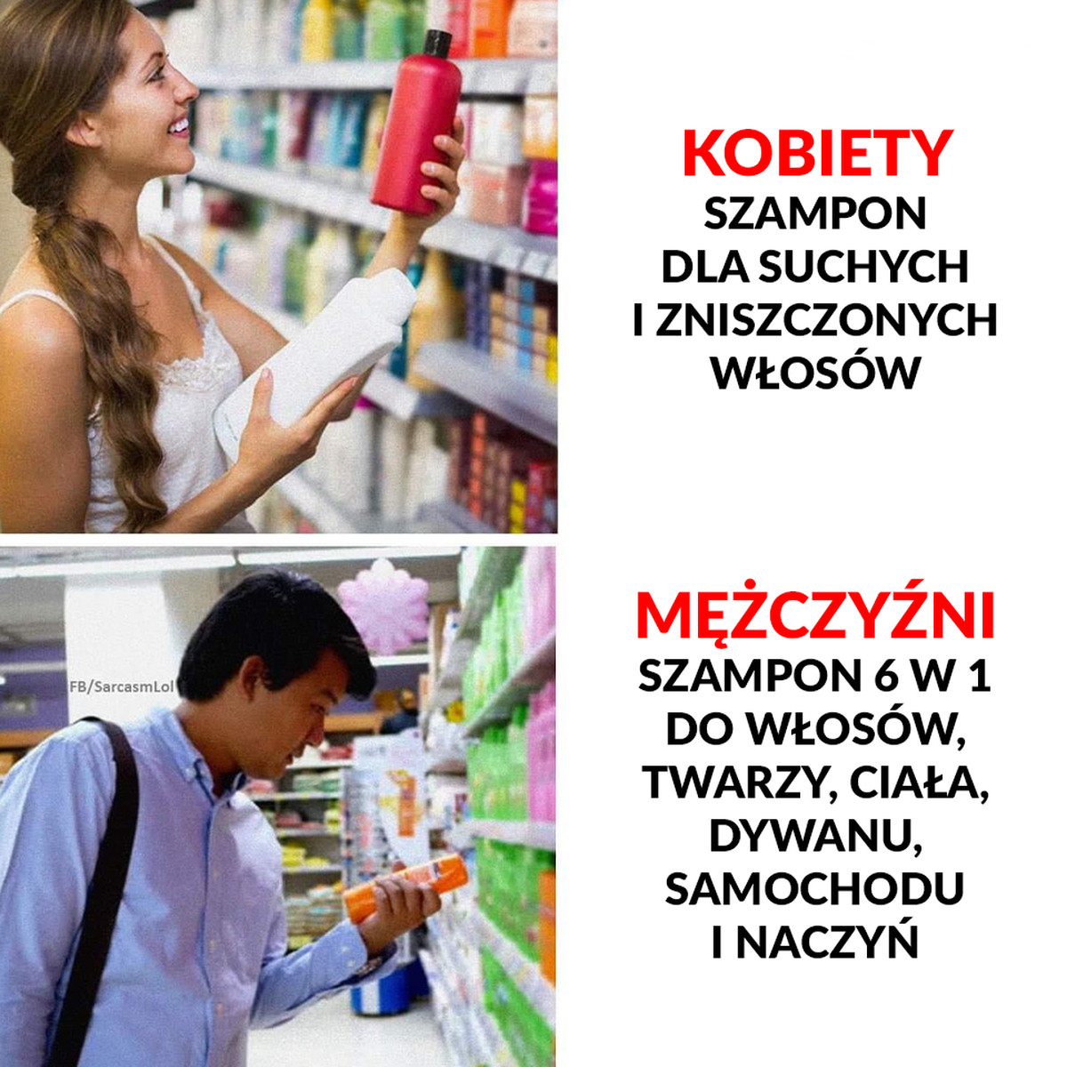 szampon dla kobiet dla mężczyzn