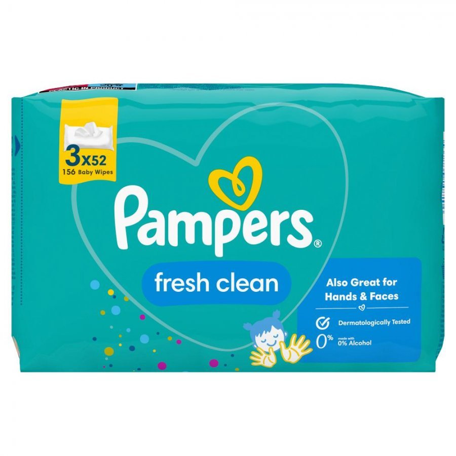 chusteczki pampers 4 pak cena