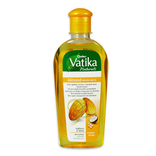 dabur vatika olej olejek do włosów migdałowy 200ml