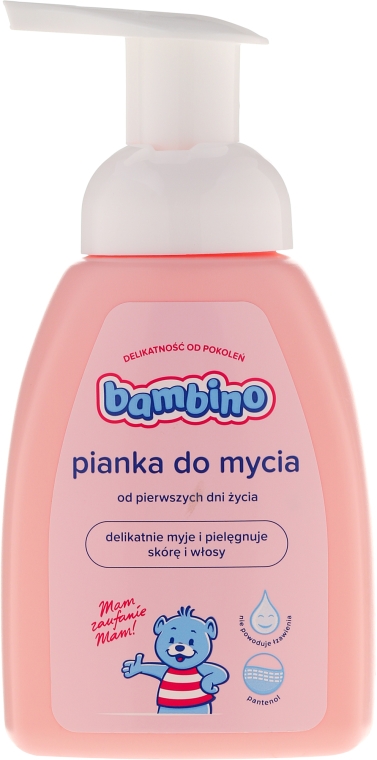 pianka bambino do mycia twarzy