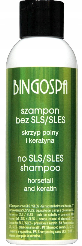 szampon bez ssls skrzym keratyna bingospa