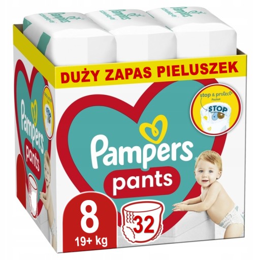 majtki pampers dla niemowlaka