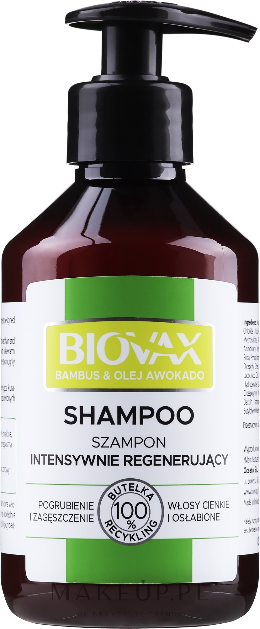 biovax szampon do włosów łamliwych