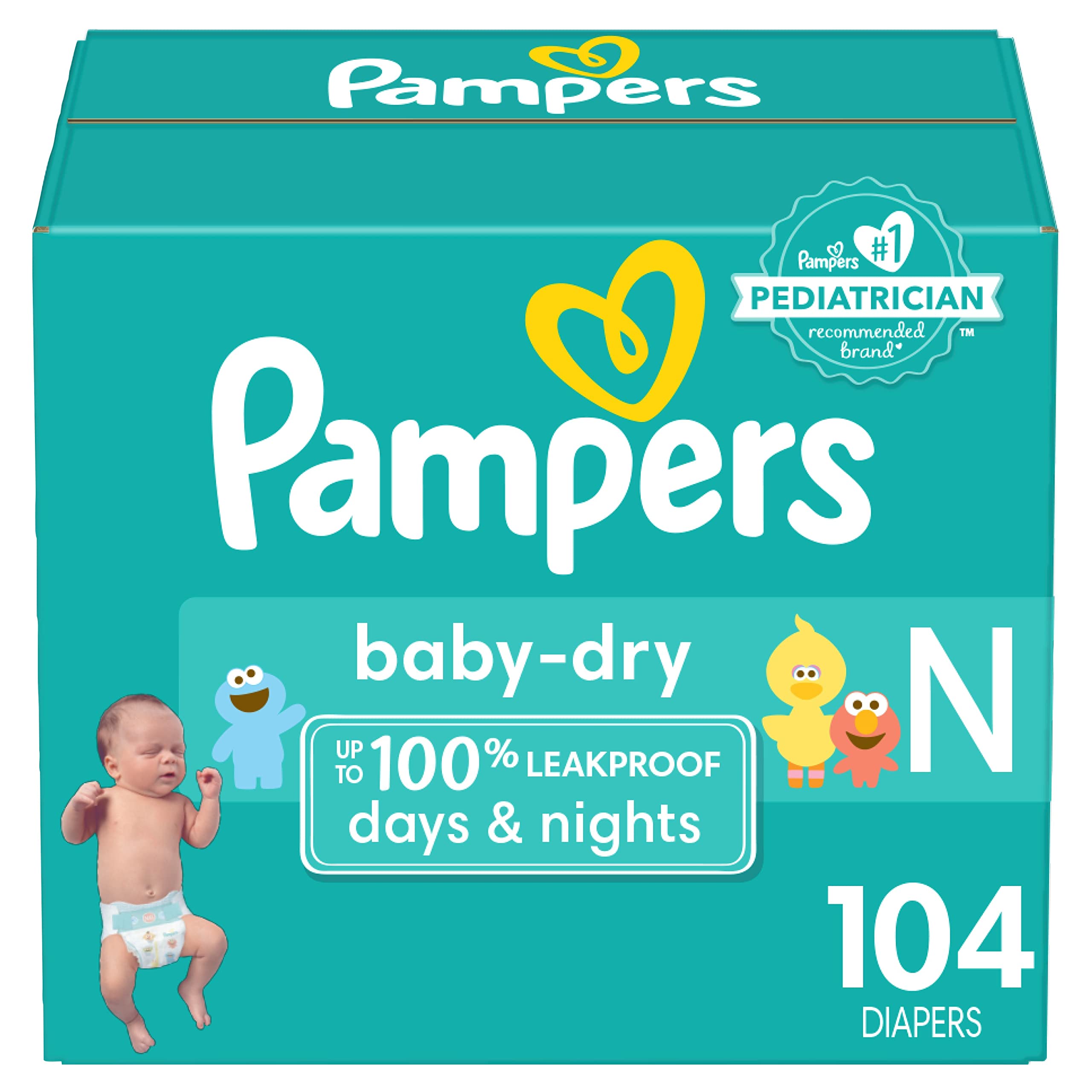 pampers new born dry