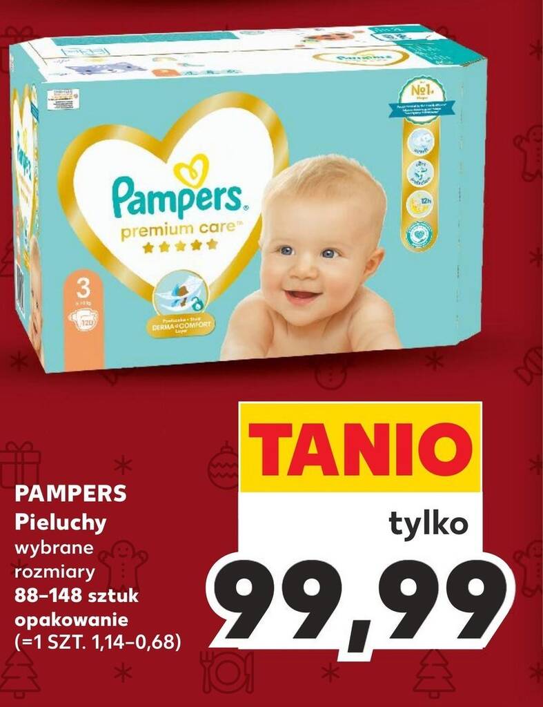 pudlo pieluch pampers w kaufland