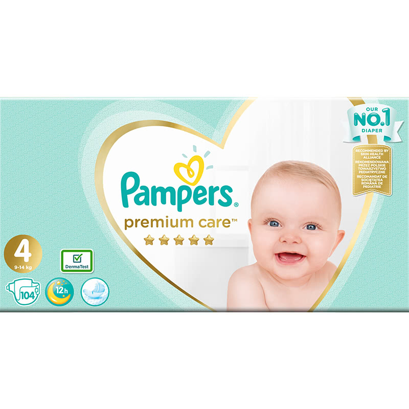 pampers premium care 4 box