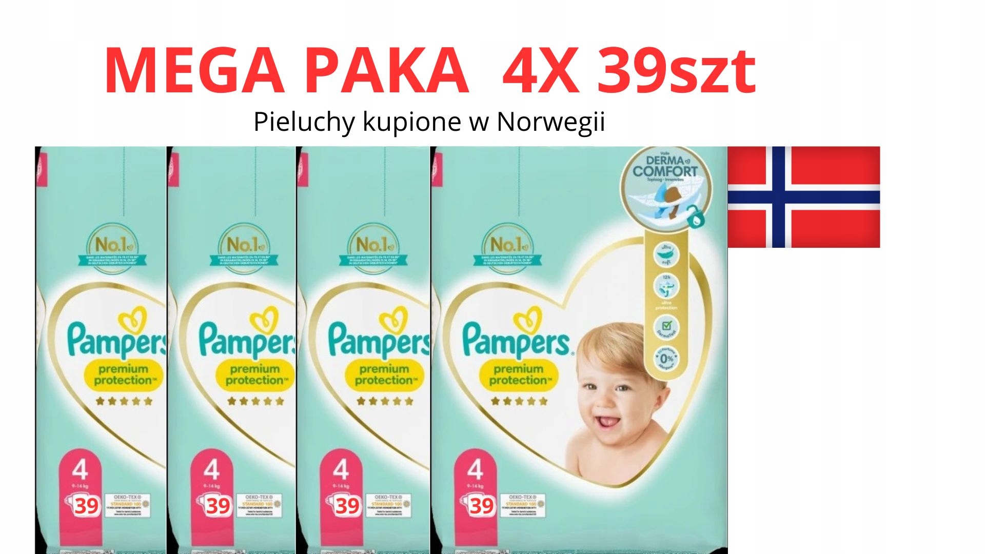 pampers duża paka 4