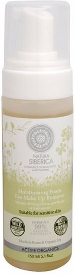 natura siberica nawilżająca pianka do demakijażu oczu 150ml