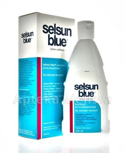 selsun blue szampon przeciwłupieżowy do włosów tłustych 200ml