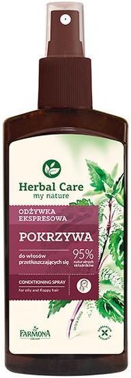 farmona herbal care odżywka ekspresowa do włosów przetłuszczających się pokrzywa