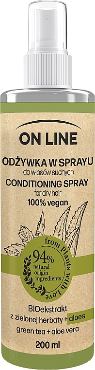 domowa odżywka do włosów w sprayu zielona herba