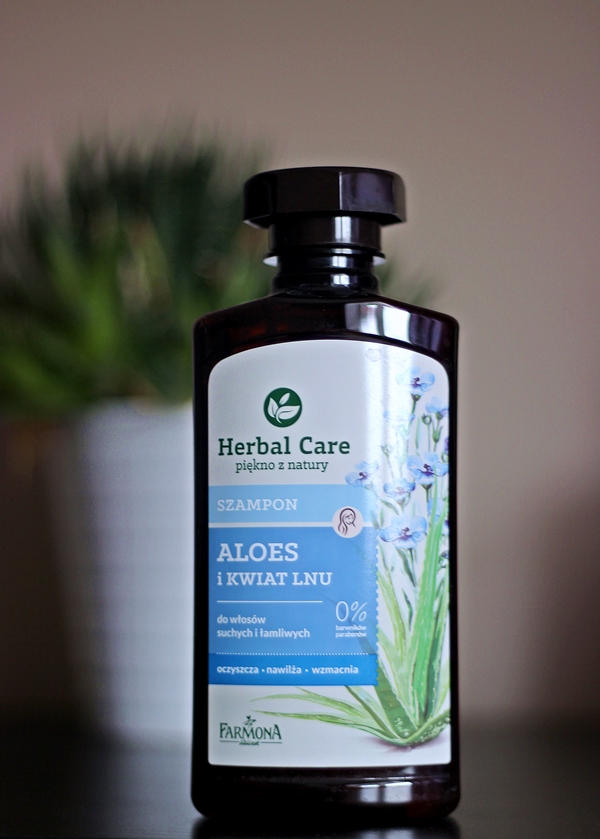 szampon herbal care aloes i kwiat lnu