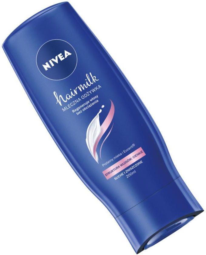 nivea hairmilk mleczna odżywka do włosów normalnych suche i zniszczone