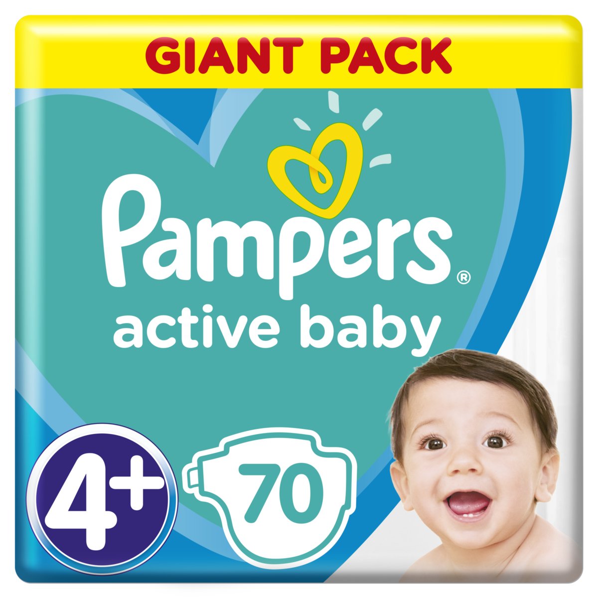 pieluchy pampers active baby mega box plus 4 maxi xxl