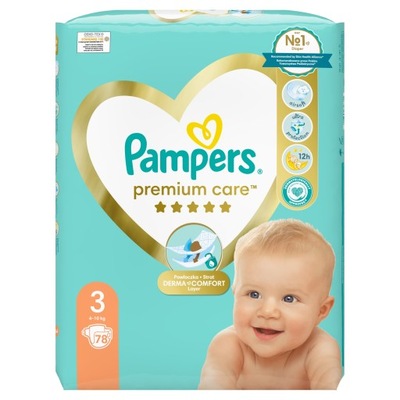 pampers pomarańczowr