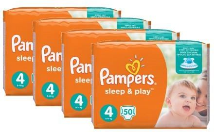 pampers pomarańczowe 4 ceneo